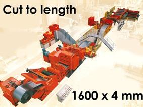 Soenen cut to length 1600 x 4 mm, Ligne de debobinage & coupage sur mesure