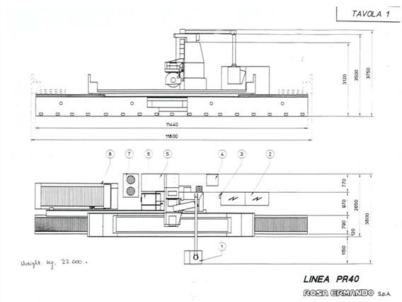 Rosa PR40 - 4200 mm CNC