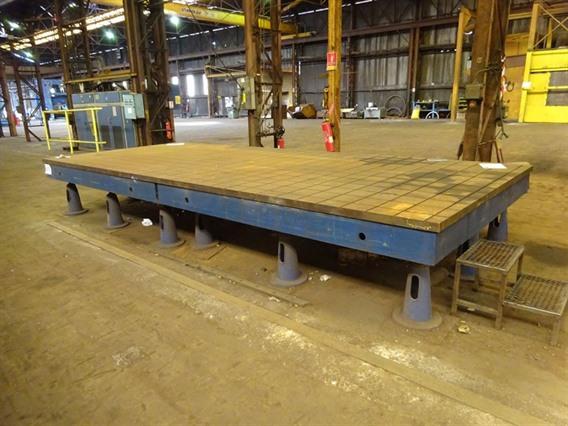 Welding table 6000 x 2400 x 290 mm