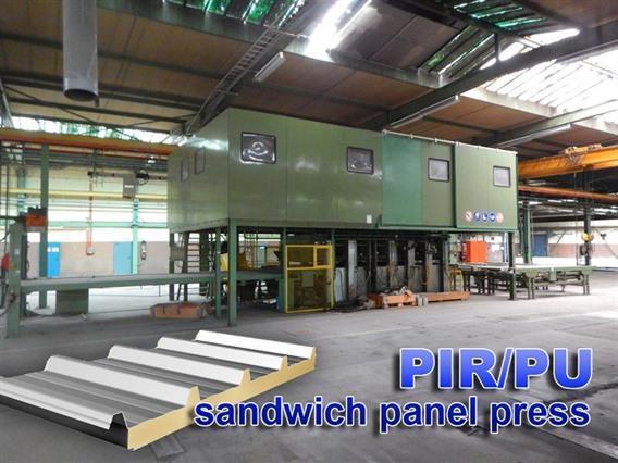 Wemhörner VSF 600 ton sandwich panelpress