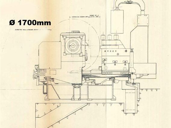 Ernault & somua Ø 2000 x 7500 mm CNC