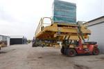 Fimec crane with magnetic plate hoist 15 ton x 12 500 mm