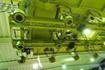 Fimec crane with magnetic plate hoist 15 ton x 12 500 mm