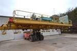 Fimec crane with magnetic plate hoist 15 ton x 12 500 mm