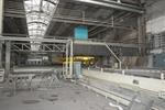 Fimec crane with magnetic plate hoist 15 ton x 12 500 mm