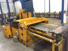 Ras decoil/cut to length 1500 x 2 mm CNC, Linea di taglio longitudinale