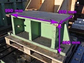 Clamping bloc 990 x 550 x 450 mm, Cubic- & angleplates or tables