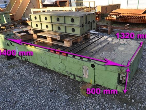 T-slot Table 3400 x 1320 x 500 mm