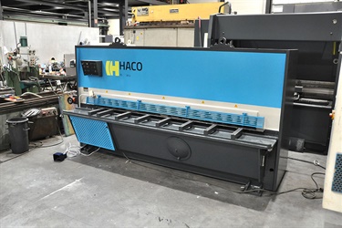 Haco shear 12 mm for Belgian customer.